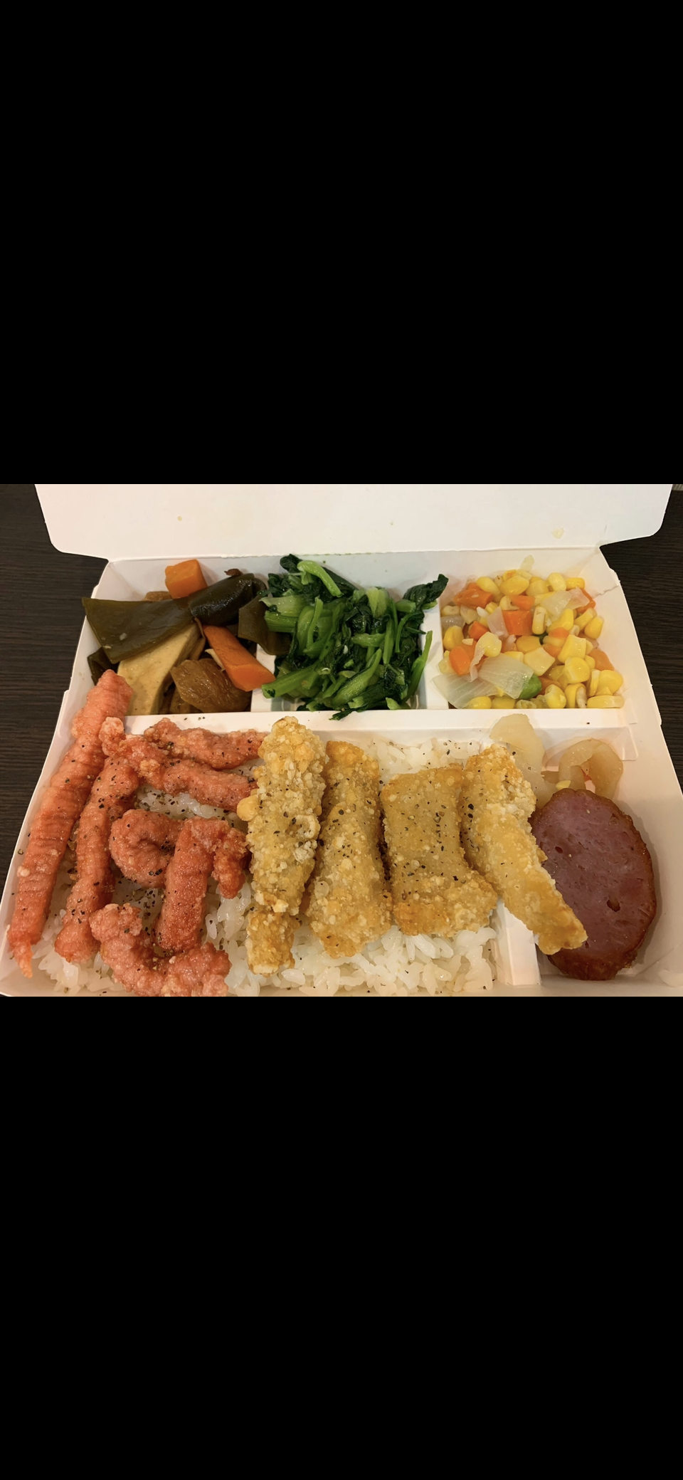 炸雙拼便當